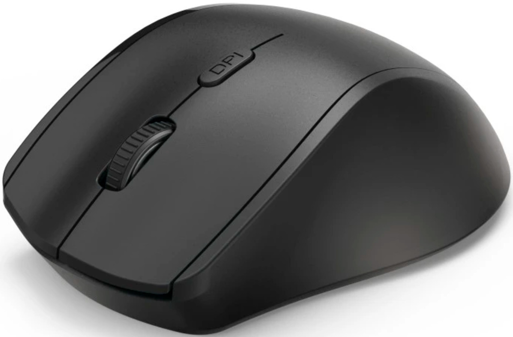 Mysz bezprzewodowa Hama Riano, 1600DPI, dla leworęcznych - czarna