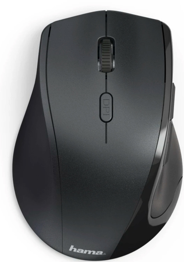 Zdjęcie produktu: Mysz bezprzewodowa Hama Riano, 1600DPI, dla leworęcznych - czarna