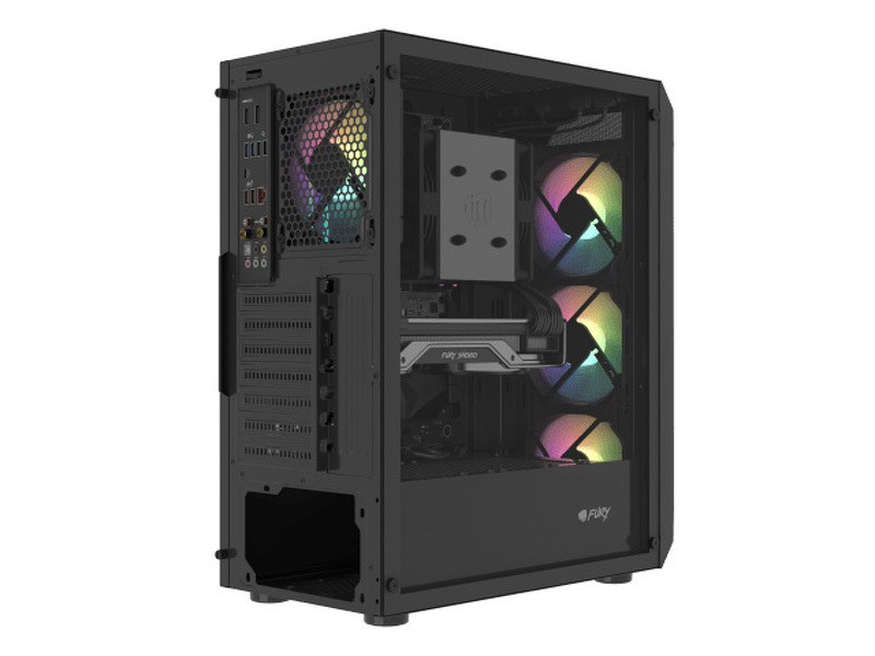 Zdjęcie produktu: Obudowa do komputera Fury SHOBO SH4F RGB midi tower z oknem czarna