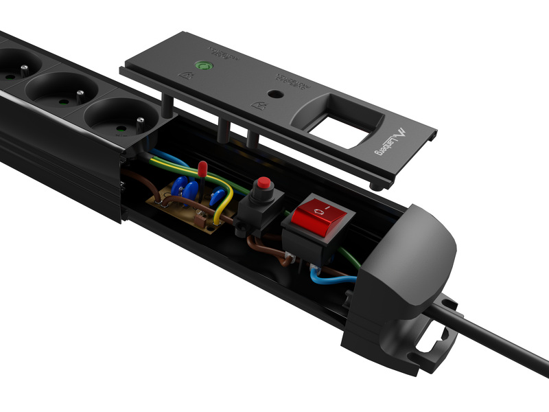 Zdjęcie produktu: Listwa zasilająca Lanberg SP1 5 gniazd PL 230V PL 3m czarna