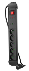 Miniatura zdjęcia: Listwa zasilająca Lanberg SP1 5 gniazd PL 230V PL 1,5m czarna Miniatura zdjęcia: Listwa zasilająca Lanberg SP1 5 gniazd PL 230V PL 1,5m czarna