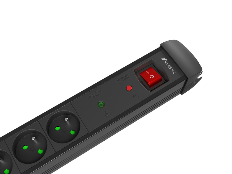 Zdjęcie produktu: Listwa zasilająca Lanberg SP1 5 gniazd PL 230V PL 5m czarna