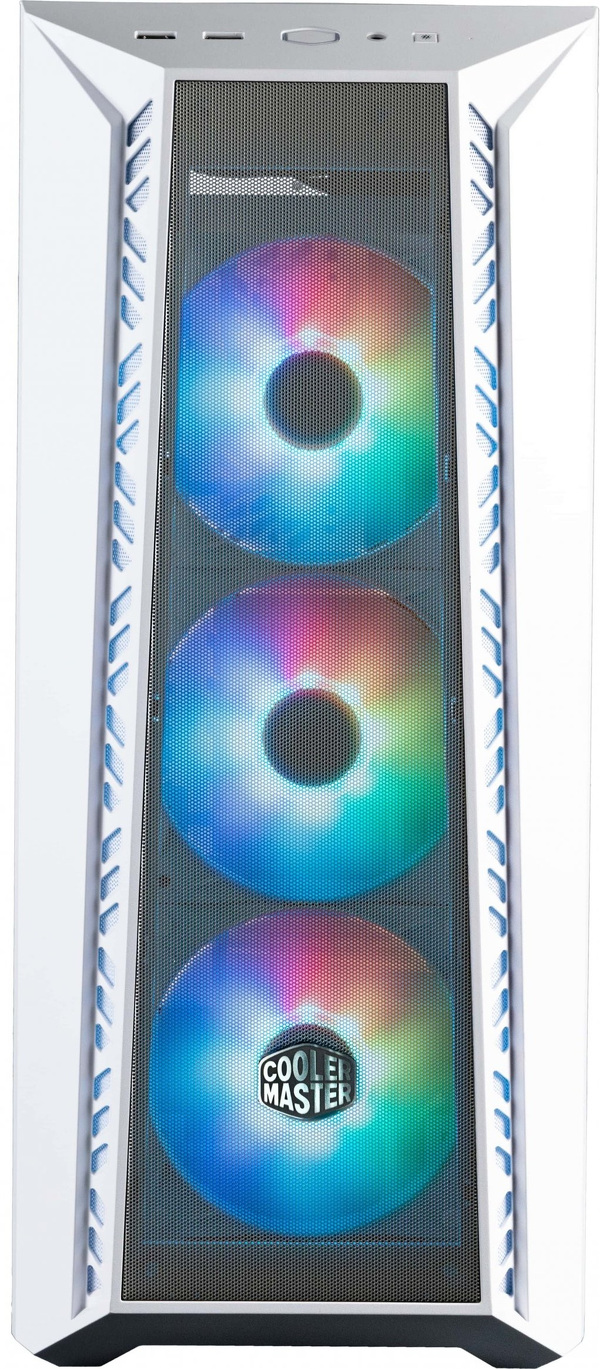 Zdjęcie produktu: Obudowa do komputera Cooler Master MASTERBOX 520 MESH ARGB midi tower z oknem biała Zdjęcie produktu: Obudowa do komputera Cooler Master MASTERBOX 520 MESH ARGB midi tower z oknem biała