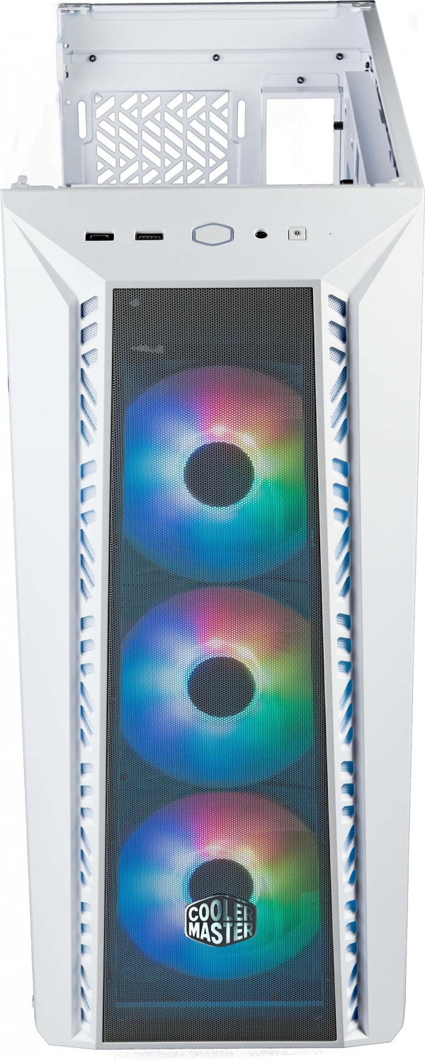 Zdjęcie produktu: Obudowa do komputera Cooler Master MASTERBOX 520 MESH ARGB midi tower z oknem biała Zdjęcie produktu: Obudowa do komputera Cooler Master MASTERBOX 520 MESH ARGB midi tower z oknem biała