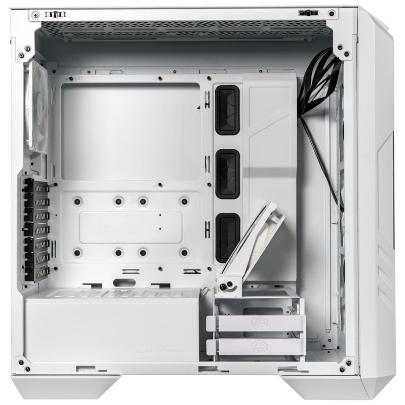 Obudowa do komputera Cooler Master HAF 500 midi tower z oknem bez psu wentylator LED ARGB biała Obudowa do komputera Cooler Master HAF 500 midi tower z oknem bez psu wentylator LED ARGB biała