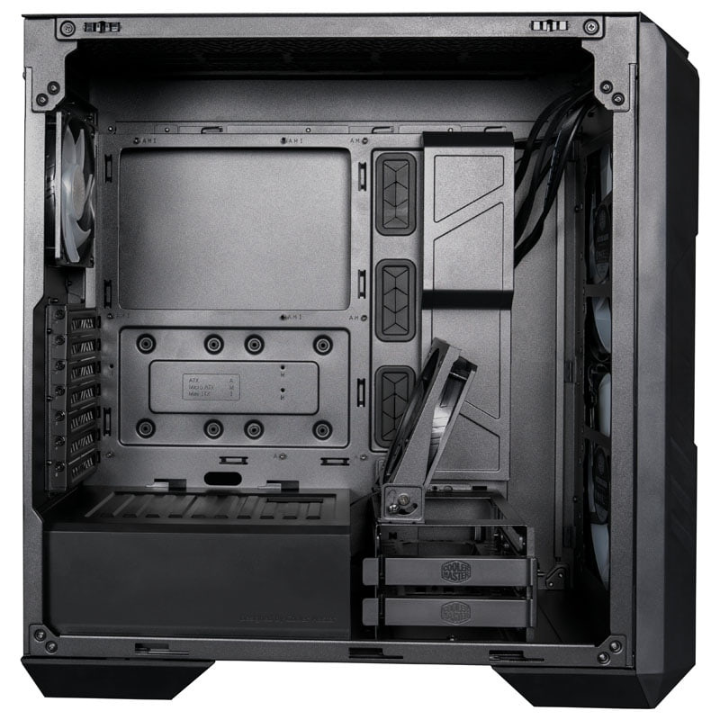 Obudowa do komputera Cooler Master HAF 500 midi tower z oknem LED ARGB czarna Obudowa do komputera Cooler Master HAF 500 midi tower z oknem LED ARGB czarna