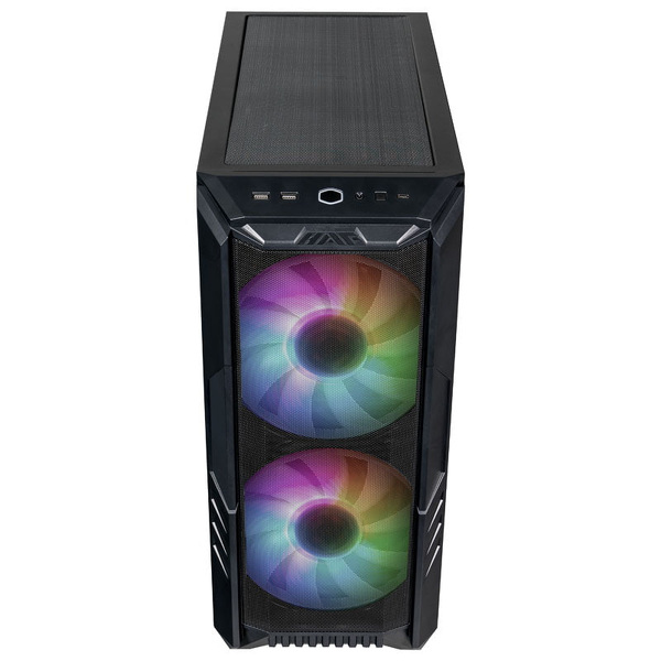 Zdjęcie produktu: Obudowa do komputera Cooler Master HAF 500 midi tower z oknem LED ARGB czarna Zdjęcie produktu: Obudowa do komputera Cooler Master HAF 500 midi tower z oknem LED ARGB czarna