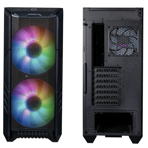 Zdjęcie produktu: Obudowa do komputera Cooler Master HAF 500 midi tower z oknem LED ARGB czarna Zdjęcie produktu: Obudowa do komputera Cooler Master HAF 500 midi tower z oknem LED ARGB czarna