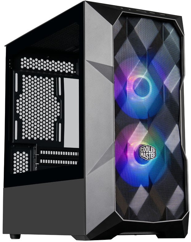 Obudowa do komputera Cooler Master TD300 MESH ARGB matx mini tower z oknem czarna Obudowa do komputera Cooler Master TD300 MESH ARGB matx mini tower z oknem czarna
