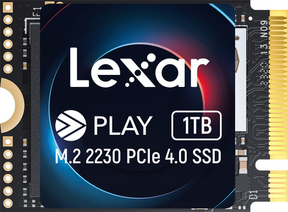 Miniatura produktu: Dysk Lexar SSD PLAY 1TB M.2 PCIe NVMe Gen4 M2230 LNMPLAY001T-RNNNG