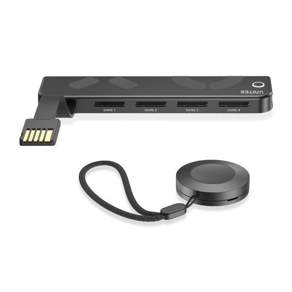 Zdjęcie produktu: Czytnik 4 kart Unitek do gier Nintendo Switch + pilot (G1002E)
