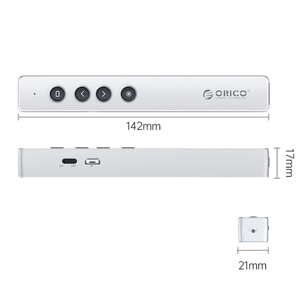 Zdjęcie produktu: Wskaźnik do prezentacji z przełącznikiem Orico Zdjęcie produktu: Wskaźnik do prezentacji z przełącznikiem Orico