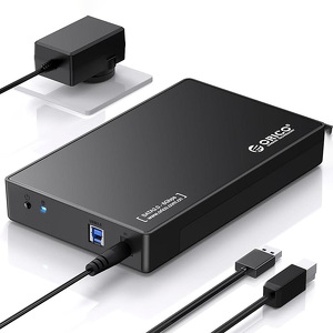 Miniatura produktu: Obudowa zewnętrzna na dysk 3,5" HDD/SSD ORICO SATA USB 3.0 5Gbps - czarna (3588US3-V1-EU-BK-BP)