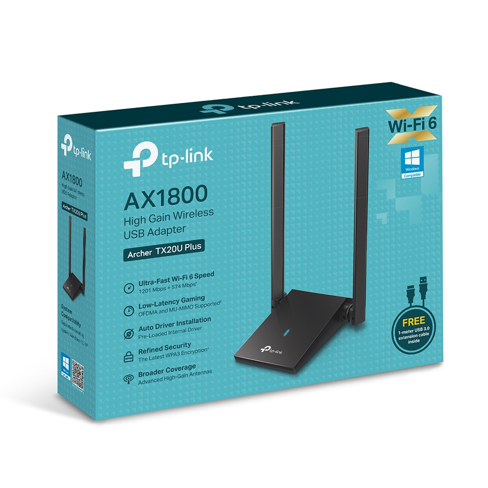 TP-Link Archer TX20U Plus USB Wi-Fi 6 AX1800