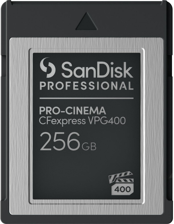 Zdjęcie produktu: Karta SanDisk Professional PRO-CINEMA CFexpress® VPG400 Type B Zdjęcie produktu: Karta SanDisk Professional PRO-CINEMA CFexpress® VPG400 Type B