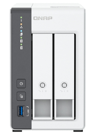 Miniatura produktu: Serwer plików QNAP TS-216G 2-Bay, ARM Cortex-A55 2,0 GHz, 4 GB DDR4 RAM, 1x USB 3.2 Gen 1, 2x USB 2.0, 1x 2,5GbE LAN, 1x 1GbE LAN