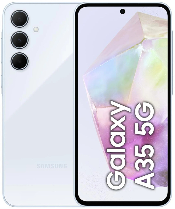 Zdjęcie produktu: Smartfon Samsung Galaxy A35 5G 6/128GB błękitny Zdjęcie produktu: Smartfon Samsung Galaxy A35 5G 6/128GB błękitny