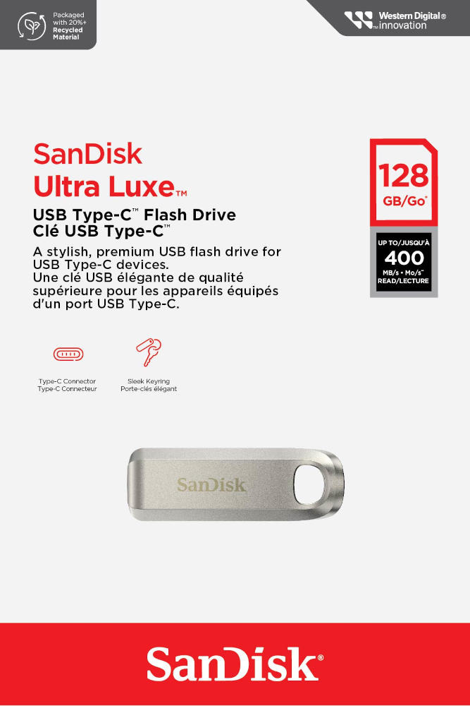 Pendrive SanDisk Ultra Luxe Typ-C 128GB