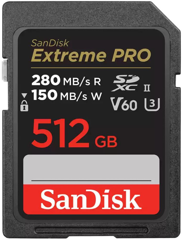 Zdjęcie produktu: SanDisk Extreme PRO SDXC 512GB 280/150 MB/s