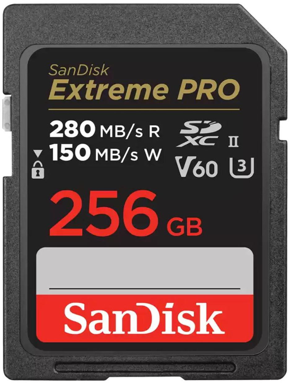 SanDisk Extreme PRO SDXC 256GB 280/150 MB/s