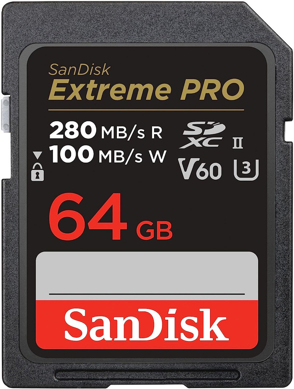 Zdjęcie produktu: SanDisk Extreme PRO SDXC 64GB 280/100 MB/s