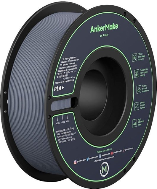 Filament PLA+ AnkerMake 1.75mm 1kg Szary Filament PLA+ AnkerMake 1.75mm 1kg Szary
