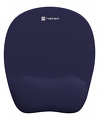 Podkładka pod mysz Natec Chipmunk, ergonomiczna, pianka z pamięcią kształtu - granatowa