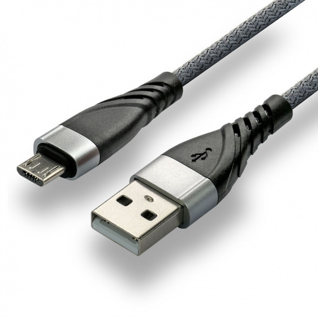 Przewód pleciony micro USB everActive CBB-2M