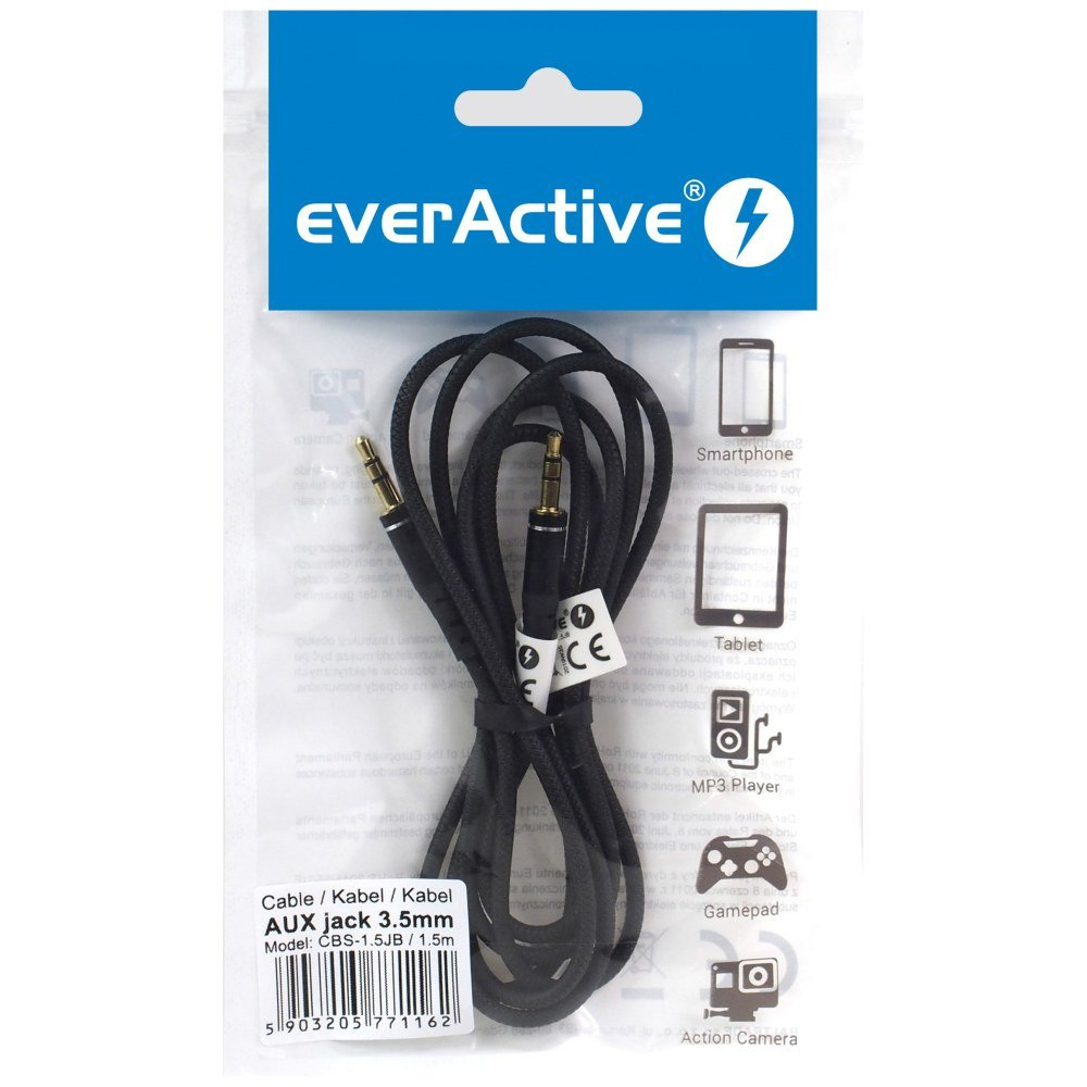 everActive kabel AUX wtyk jack 3.5 mm 1m