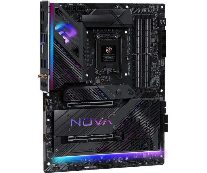 Zdjęcie produktu: Płyta główna ASRock Z790 NOVA WIFI DDR5 LGA1700 Zdjęcie produktu: Płyta główna ASRock Z790 NOVA WIFI DDR5 LGA1700