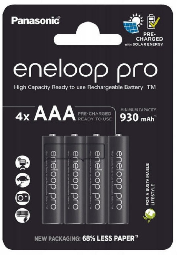 Zdjęcie produktu: Eneloop Pro R3/AAA 930mAh 4szt. eco blister
