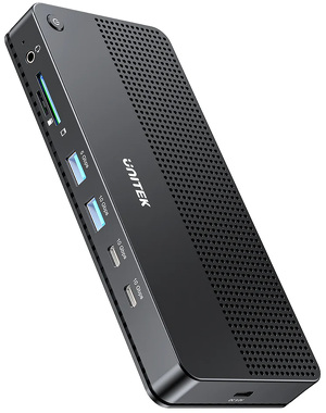 Miniatura produktu: Stacja dokująca 13w1 Unitek MST HDMI DP 8K PD 100W (D1104A01)