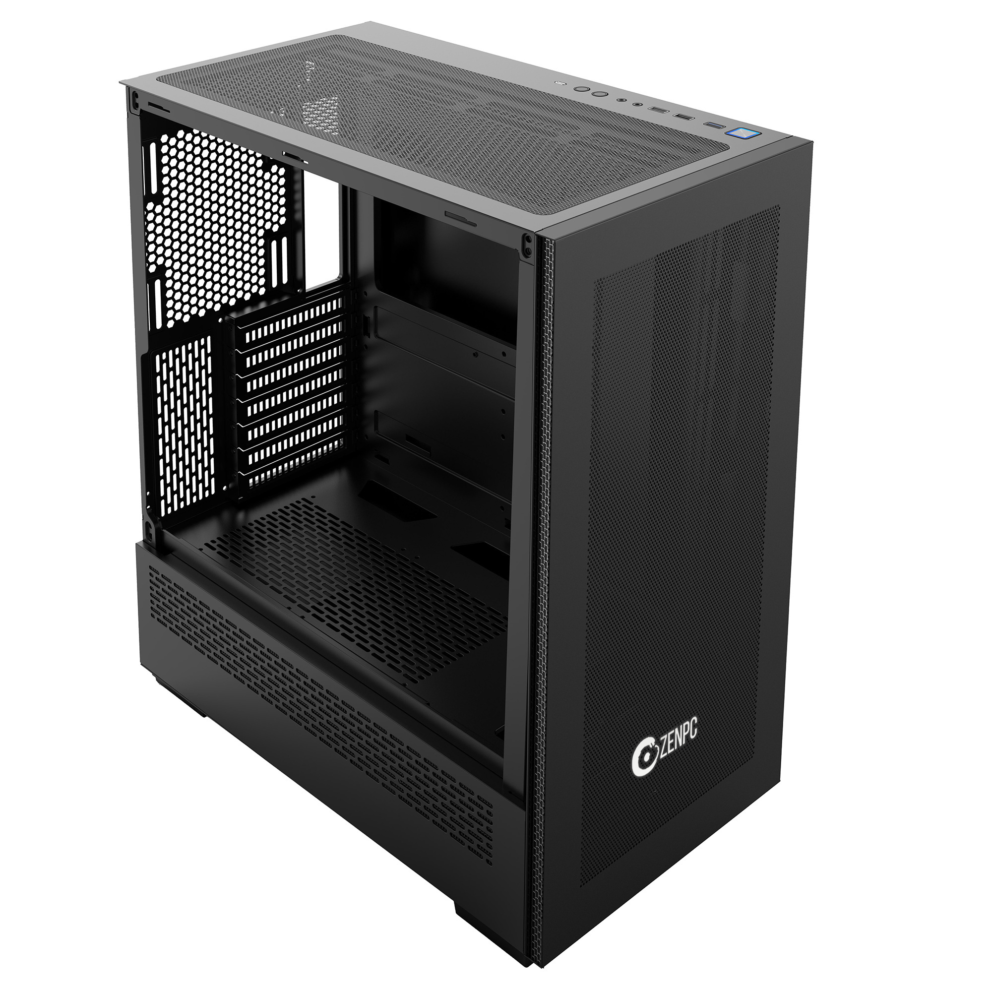 Obudowa do komputera ZENPC Z3 Mesh Black 4x P12 PWM PST 120mm egzemplarz ze zwrotu Obudowa do komputera ZENPC Z3 Mesh Black 4x P12 PWM PST 120mm egzemplarz ze zwrotu