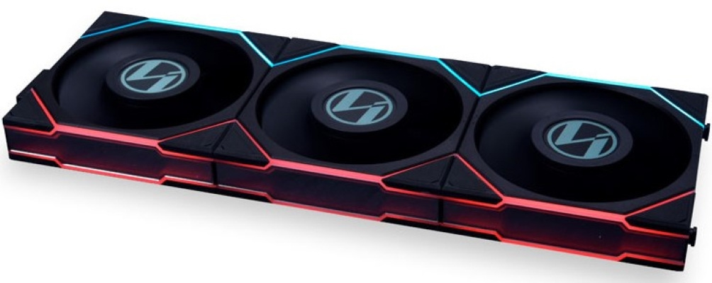 Zestaw wentylatorów Lian Li UNI FAN TL LCD Reverse Blade PWM 120mm czarnych (3 sztuki) egzemplarz po zwrocie Zestaw wentylatorów Lian Li UNI FAN TL LCD Reverse Blade PWM 120mm czarnych (3 sztuki) egzemplarz po zwrocie