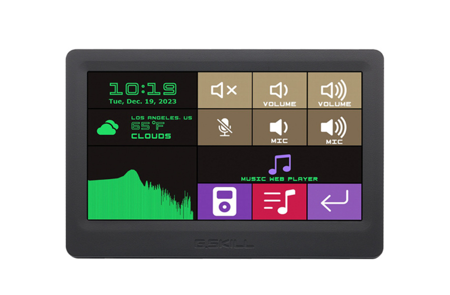 Zdjęcie produktu: G.Skill WigiDash 7-inch touch display widget dashboard GD-A7PCCSK-WGD