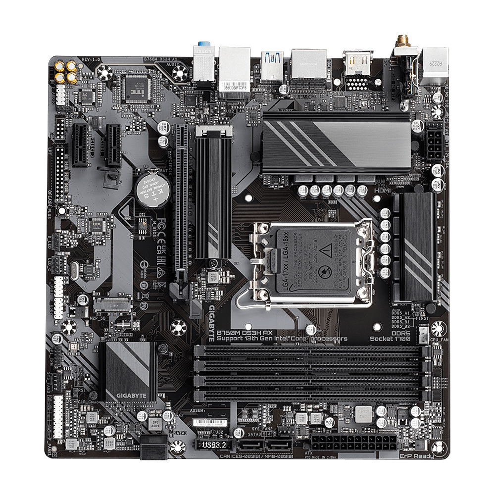 Gigabyte B760M DS3H AX DDR5 LGA1700