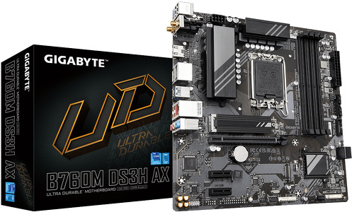 Miniatura produktu: Płyta główna Gigabyte B760M DS3H AX DDR5 LGA1700