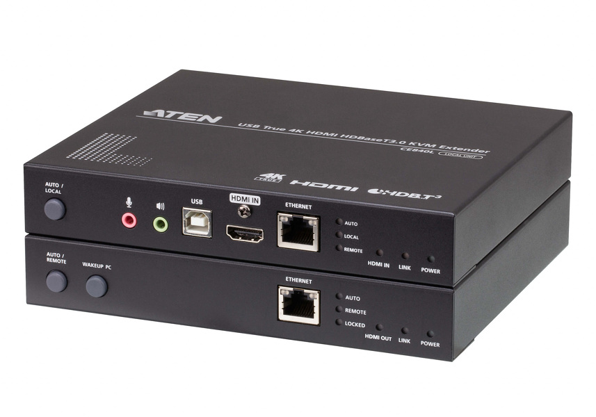 Zdjęcie produktu: ATEN Extender KVM CE840-AT-G USB HDMI True 4K HDBaseT 3.0 Zdjęcie produktu: ATEN Extender KVM CE840-AT-G USB HDMI True 4K HDBaseT 3.0