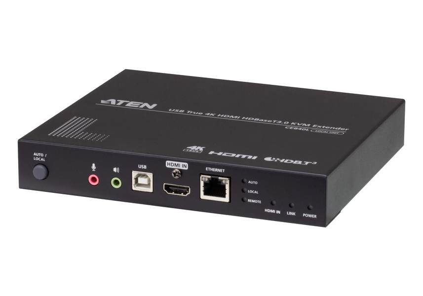Zdjęcie produktu: ATEN Extender KVM CE840-AT-G USB HDMI True 4K HDBaseT 3.0 Zdjęcie produktu: ATEN Extender KVM CE840-AT-G USB HDMI True 4K HDBaseT 3.0