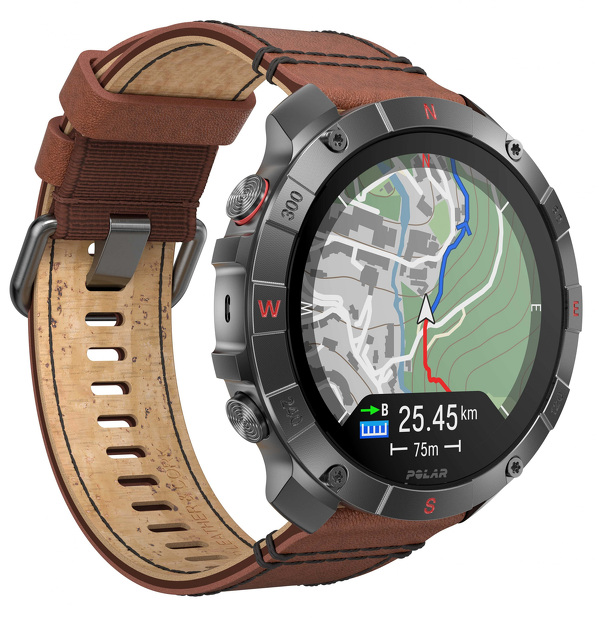 Zdjęcie produktu: Polar Grit X2 PRO Titan brązowy skórzany M/L