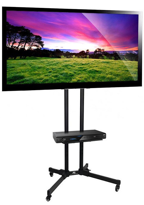 Stand wózek do TV Maclean, profesjonalny, do TV, na kółkach, max. VESA 600x400, max. 55kg, MC-661