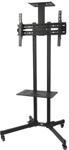 Miniatura zdjęcia: Stand wózek do TV Maclean, profesjonalny, do TV, na kółkach, max. VESA 600x400, max. 55kg, MC-661