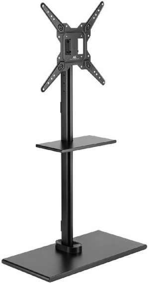 Miniatura produktu: Stojak podłogowy na TV z półką Maclean, 23"-55", 35kg, czarny, MC-972