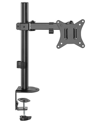 Miniatura produktu: Uchwyt biurkowy do monitora LCD Maclean, 17-32", 9kg, VESA 75x75 oraz 100x100 podwójne ramię, MC-753N