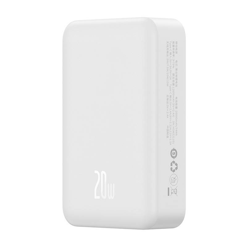 Powerbank Magsafe 20W Baseus 20000mAh Biały