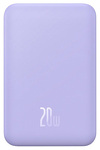 Powerbank magnetyczny Baseus Magnetic Mini 20000mAh, USB TYP-C 20W MagSafe - fioletowy (PPCX150005)