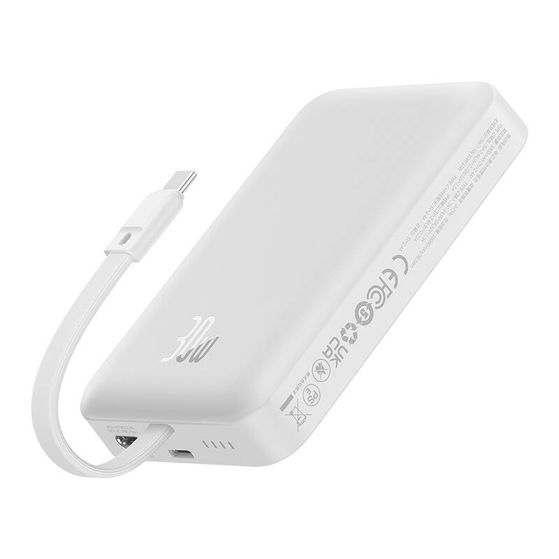 Powerbank Magsafe 30W Baseus 10000mAh biały