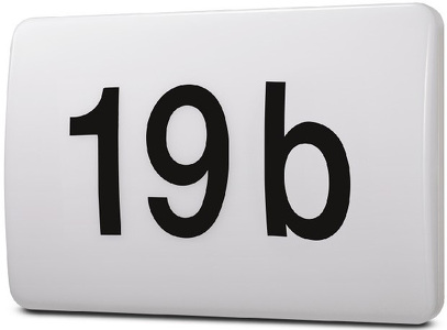 Miniatura produktu: Lampa LED Maclean , numer domu, z czujnikiem zmierzchowym, biała, 12W, IP65, barwa neutralna (4000K), 950lm, MCE292 W