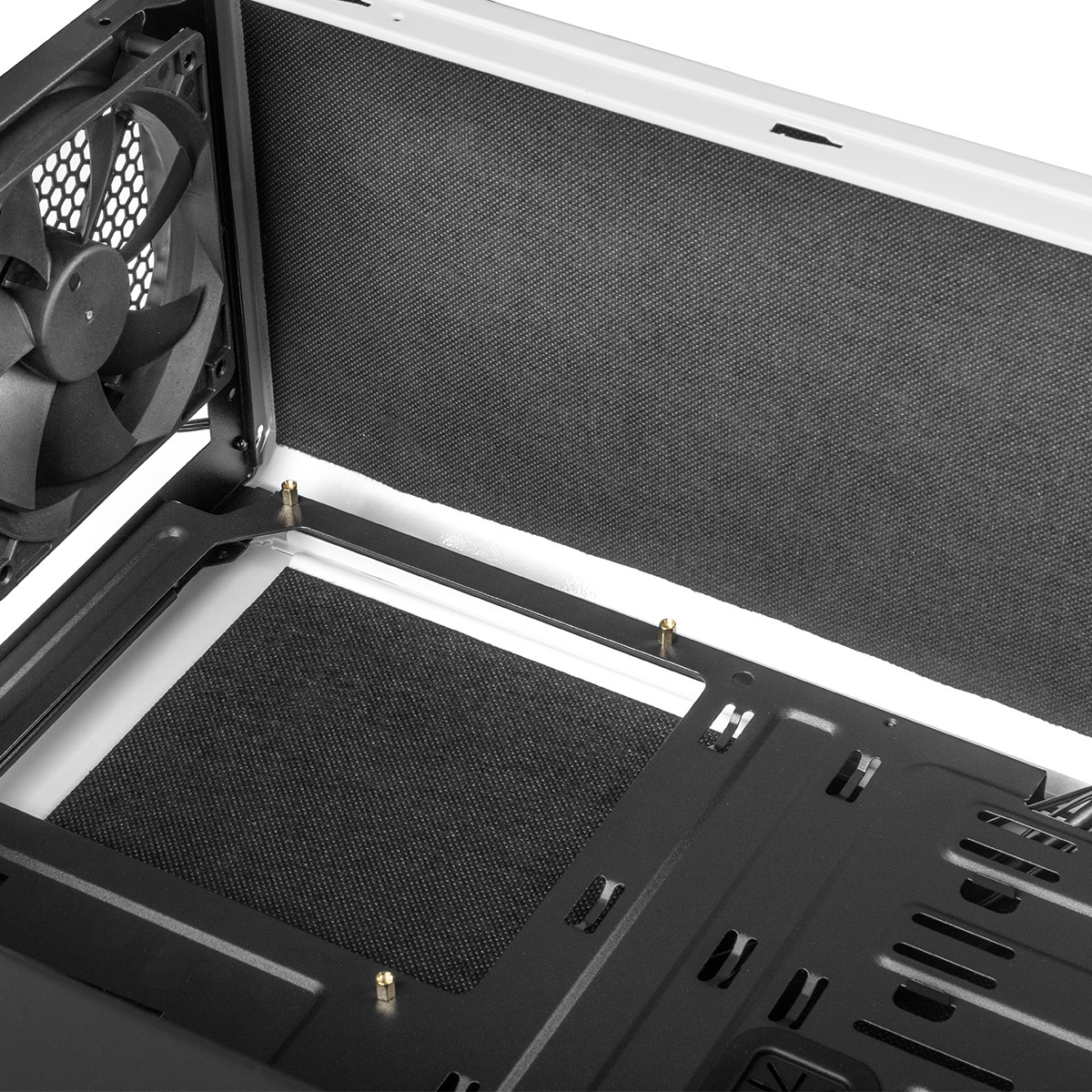 Obudowa komputerowa Modecom Oberon Pro Silent Biała Obudowa komputerowa Modecom Oberon Pro Silent Biała