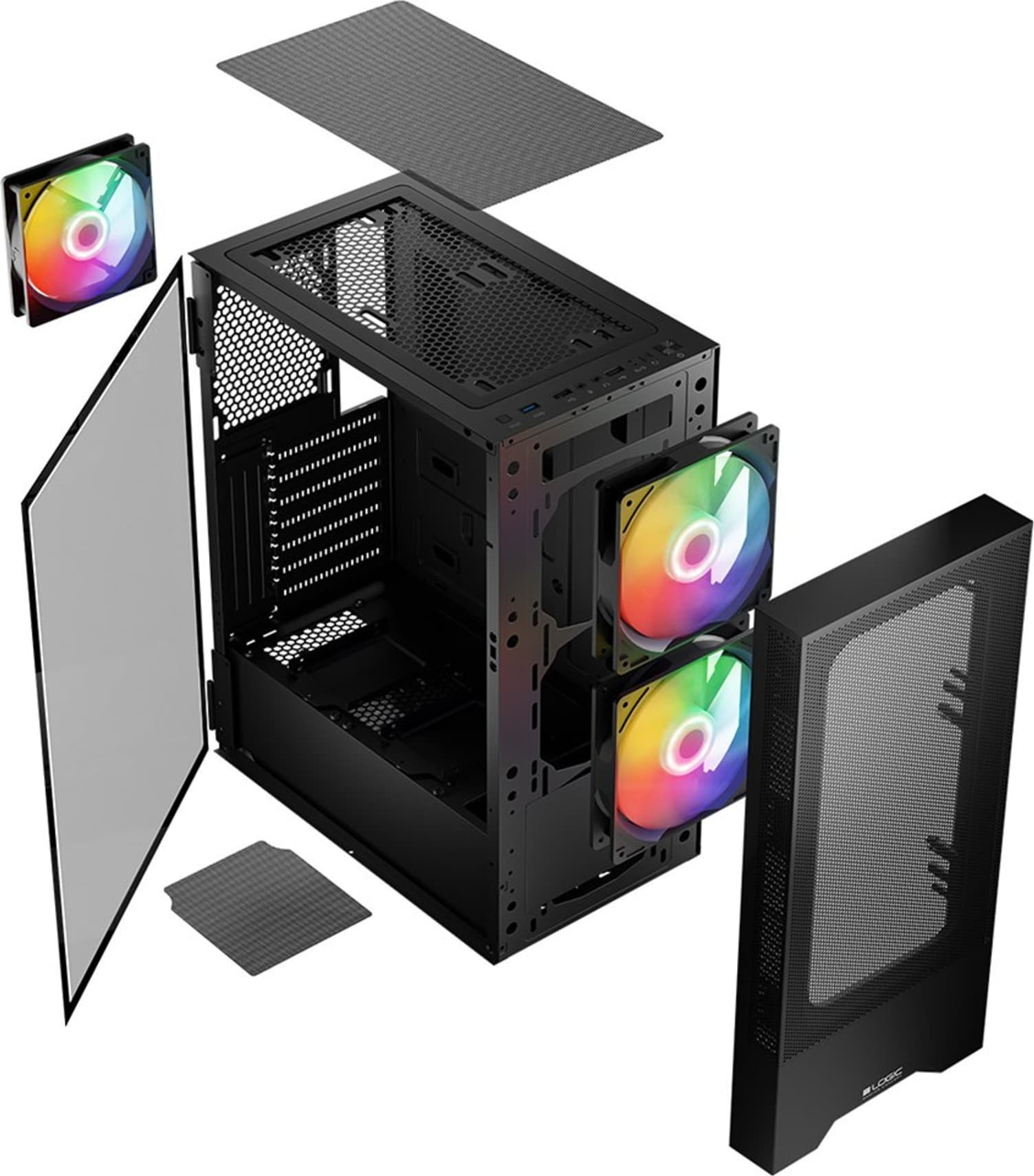 Logic Arya ARGB Czarna